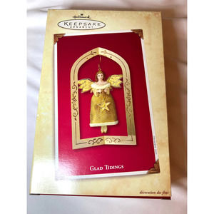Hallmark Keepsake Ornaments Glad Tidings NIB w/Holiday Memory Card